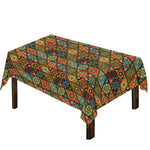 Indian Floral Patchwork Pattern Print Tablecloth