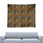 Indian Floral Patchwork Pattern Print Tapestry