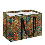 Indian Floral Patchwork Pattern Print Utility Tote Bag