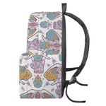 Indian Flower Elephant Pattern Print Backpack
