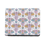 Indian Flower Elephant Pattern Print Bifold Wallet