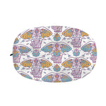 Indian Flower Elephant Pattern Print Car Side Mirror Covers