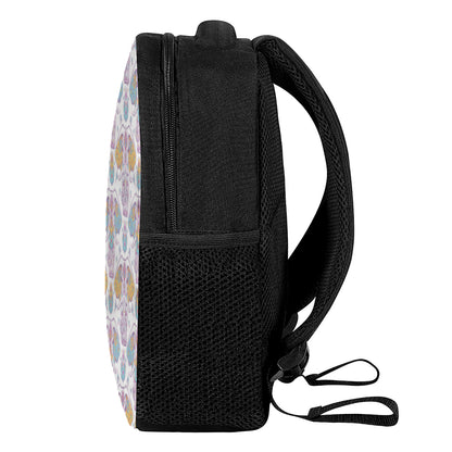 Indian Flower Elephant Pattern Print Casual Backpack