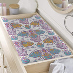 Indian Flower Elephant Pattern Print Changing Pad Cover