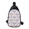Indian Flower Elephant Pattern Print Sling Bag