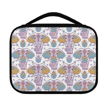 Indian Flower Elephant Pattern Print Classic Bible Case