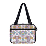 Indian Flower Elephant Pattern Print Double Strap Bible Bag