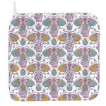 Indian Flower Elephant Pattern Print Hand Towel