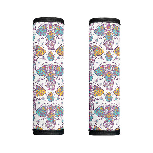 Indian Flower Elephant Pattern Print Handle Covers