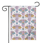 Indian Flower Elephant Pattern Print House Flag