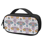 Indian Flower Elephant Pattern Print Insulin Cooler Travel Case