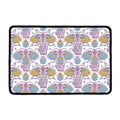 Indian Flower Elephant Pattern Print Kitchen Mat
