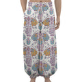Indian Flower Elephant Pattern Print Lantern Pants