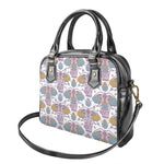 Indian Flower Elephant Pattern Print Shoulder Handbag