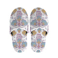 Indian Flower Elephant Pattern Print Slippers