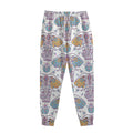 Indian Flower Elephant Pattern Print Sweatpants