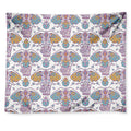 Indian Flower Elephant Pattern Print Tapestry