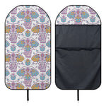Indian Flower Elephant Pattern Print Waterproof Car Seat Cover