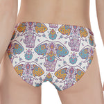 Indian Flower Elephant Pattern Print Women's Panties