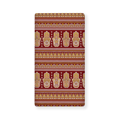 Indian Hamsa Hand Print Baby Crib Sheet