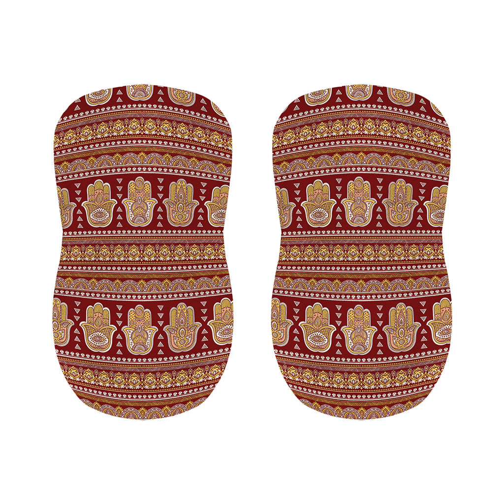 Indian Hamsa Hand Print Bar Stool Covers