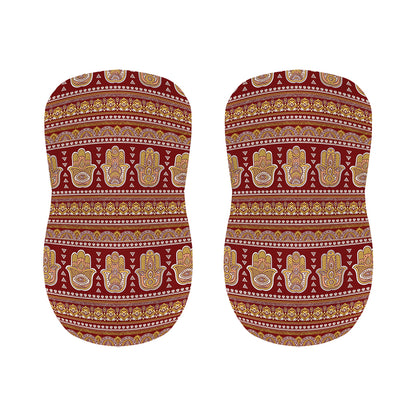 Indian Hamsa Hand Print Bar Stool Covers