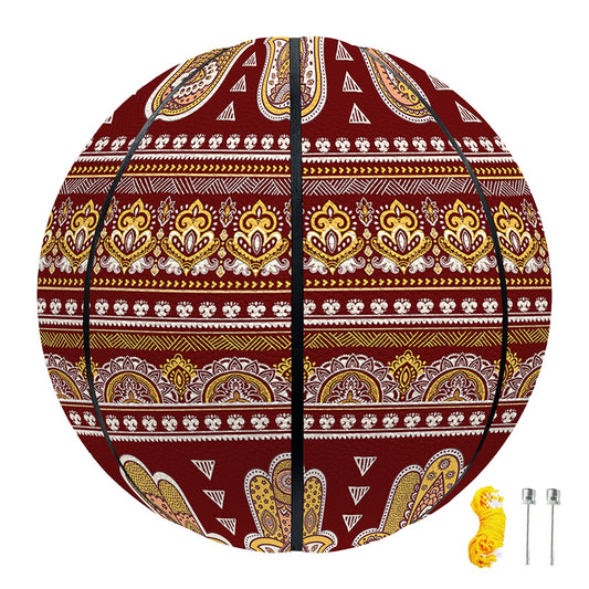 Indian Hamsa Hand Print Basketball