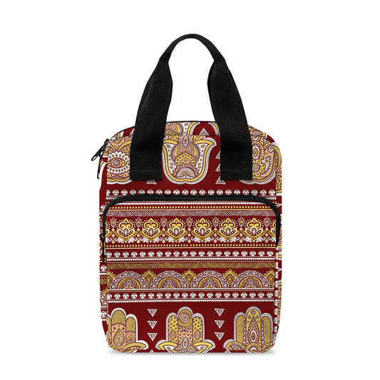 Indian Hamsa Hand Print Bible Tote Bag