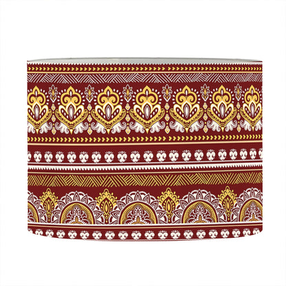Indian Hamsa Hand Print Drum Lamp Shade
