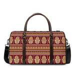Indian Hamsa Hand Print Duffle Bag
