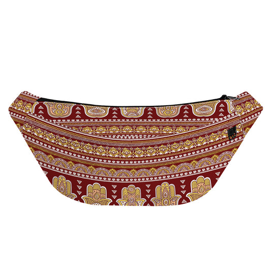 Indian Hamsa Hand Print Fanny Pack