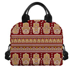 Indian Hamsa Hand Print Insulated Lunch Bag