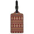 Indian Hamsa Hand Print Luggage Tag