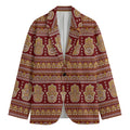 Indian Hamsa Hand Print Men's Blazer