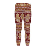 Indian Hamsa Hand Print Men's leggings