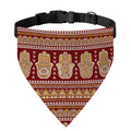 Indian Hamsa Hand Print Over The Collar Dog Bandana