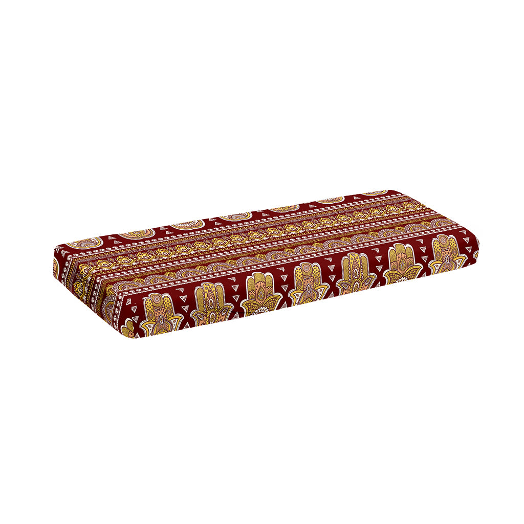 Indian Hamsa Hand Print Piano Keyboard Cover
