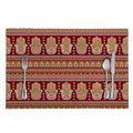 Indian Hamsa Hand Print Placemat