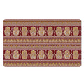 Indian Hamsa Hand Print Polyester Doormat