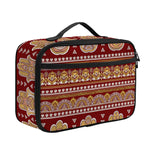 Indian Hamsa Hand Print Portable Lunch Bag