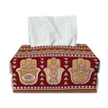 Indian Hamsa Hand Print Rectangle Tissue Box Cover
