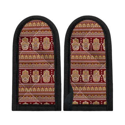 Indian Hamsa Hand Print Skillet Handle Cover