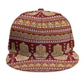 Indian Hamsa Hand Print Snapback Cap