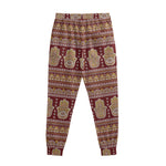 Indian Hamsa Hand Print Sweatpants