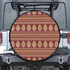 Indian Hamsa Hand Print Tire Cover