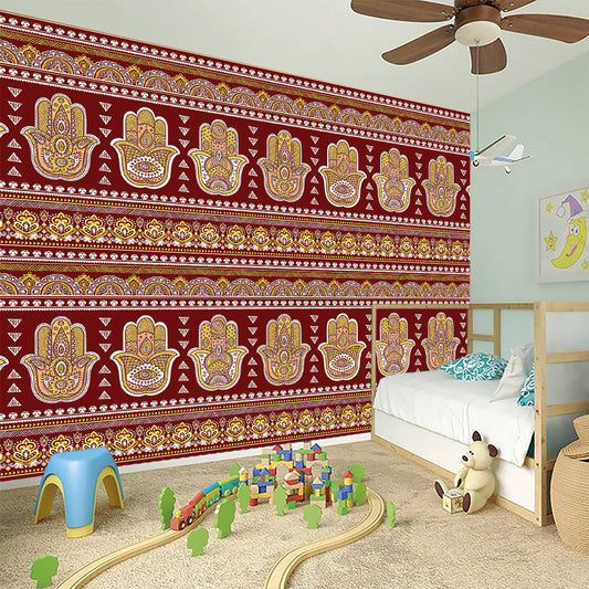 Indian Hamsa Hand Print Wall Sticker