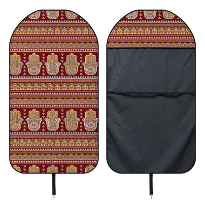 Indian Hamsa Hand Print Waterproof Car Seat Cover