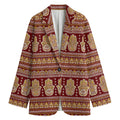Indian Hamsa Hand Print Women's Blazer