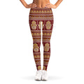Indian Hamsa Hand Print Women's Leggings