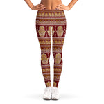 Indian Hamsa Hand Print Women's Leggings